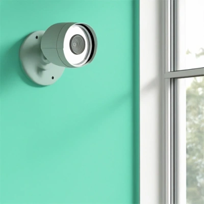 Las Cruces vivint camera facing a window